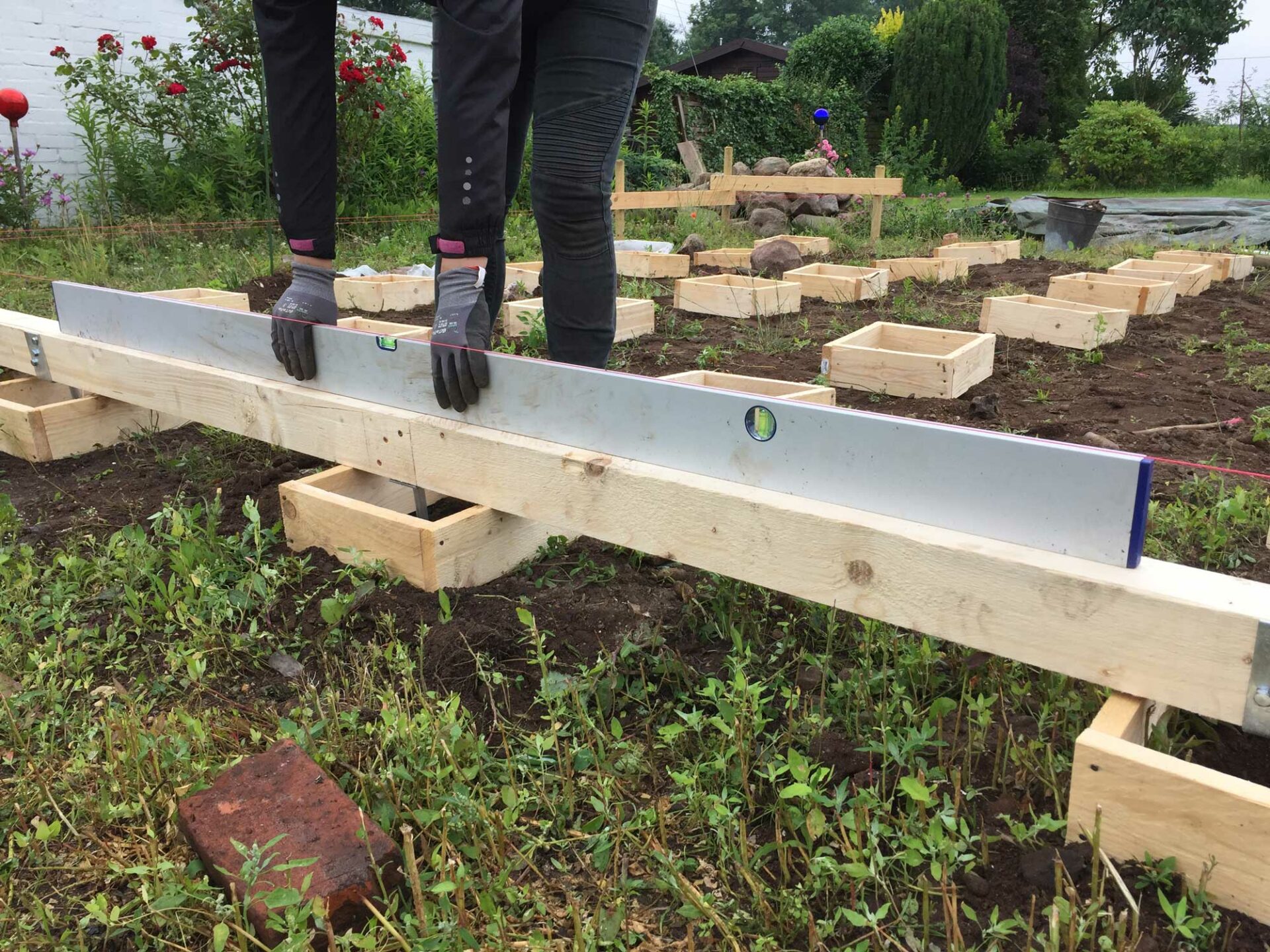 Punktfundament gießen Hier gehts zur SchrittfürSchrittAnleitung