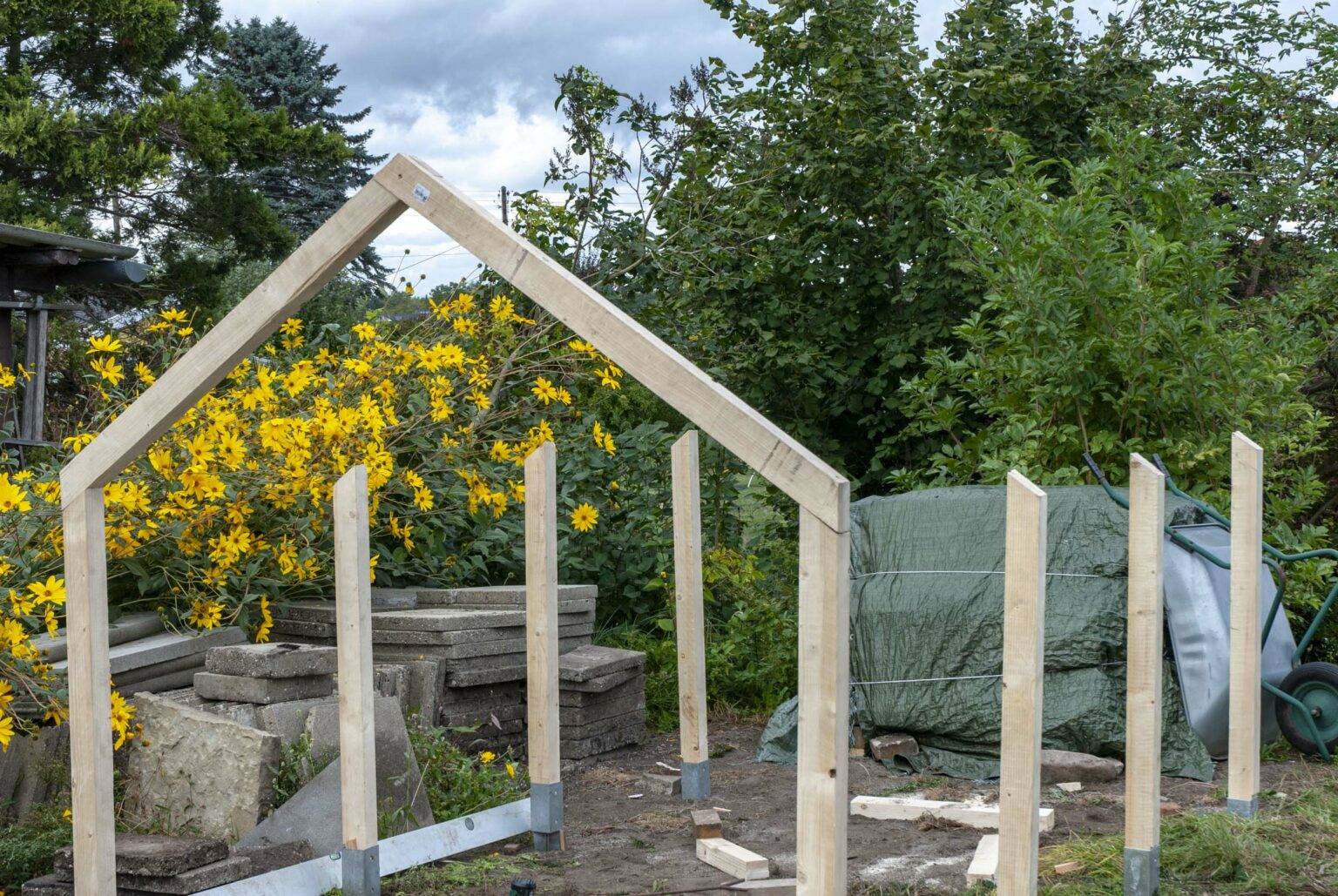 Gewächshaus selber bauen Anleitung von AZ Ein Stück Arbeit