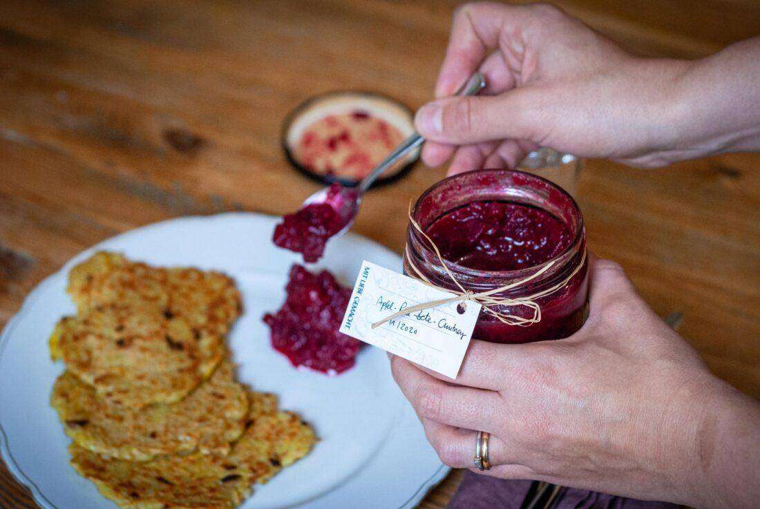 Rote-Bete-Apfel-Chutney: süß, herb, lecker! – Ein Stück Arbeit