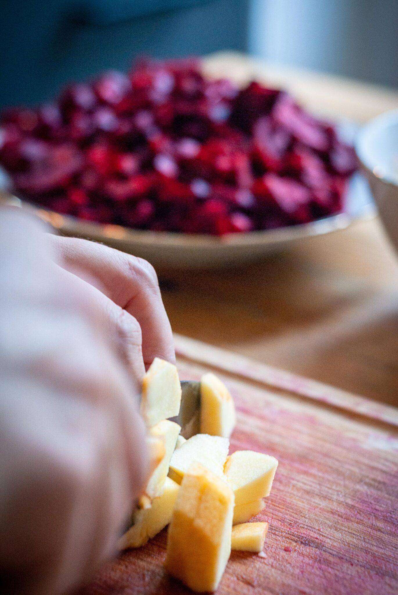 Rote-Bete-Apfel-Chutney: süß, herb, lecker! – Ein Stück Arbeit