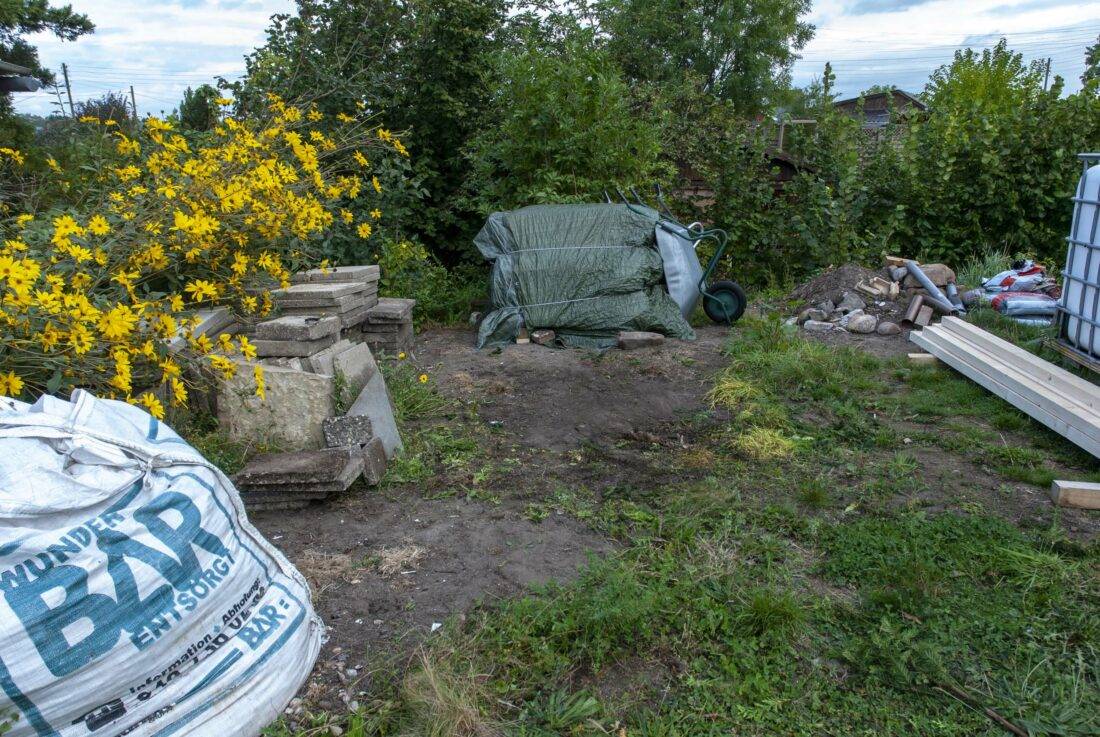 Der ideale Ort, um ein Gewächshaus selbst zu bauen. 