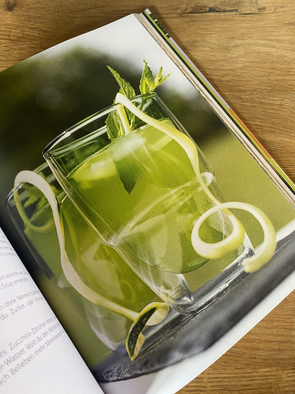 Blick ins Buch Zucchini von Sarah Tischer – Zucchini-Drink